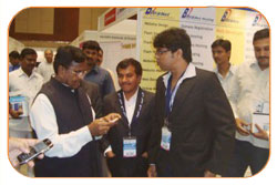 Mr. N Bitra Receiving A memento from Sri. N Chandra Babu Naidu, Ex. Chief Minister of Andhra Pradesh, India.