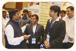 Mr. N Bitra Receiving A memento from Sri. N Chandra Babu Naidu, Ex. Chief Minister of Andhra Pradesh, India.